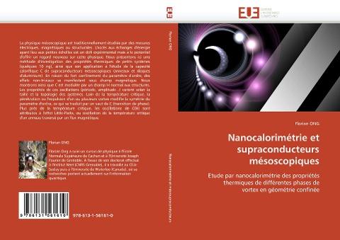 Nanocalorimétrie et supraconducteurs mésoscopiques