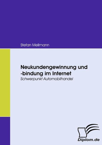 Neukundengewinnung und -bindung im Internet