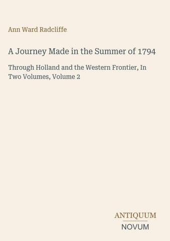 A Journey Made in the Summer of 1794