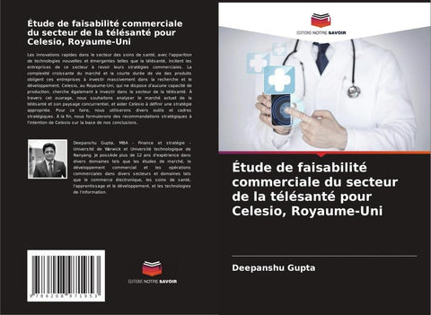 Étude de faisabilité commerciale du secteur de la télésanté pour Celesio, Royaume-Uni