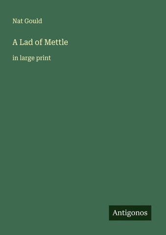 A Lad of Mettle