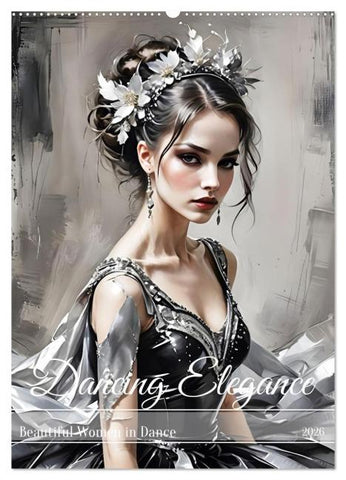 Dancing Elegance (Wall Calendar 2026 DIN A2 portrait), CALVENDO 12 Month Wall Calendar