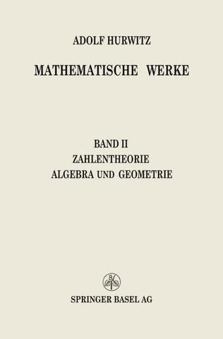 Mathematische Werke