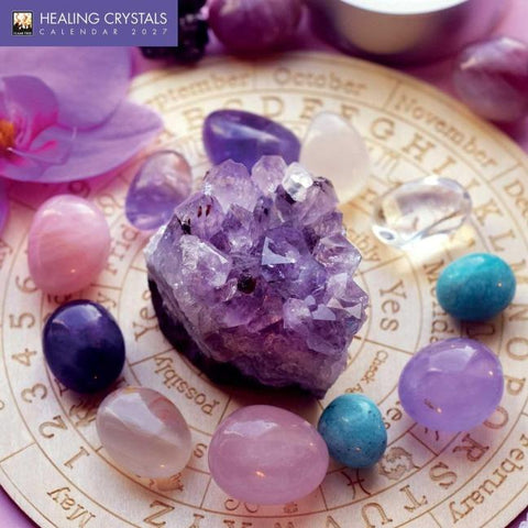Healing Crystals – Heilsteine – Heilkristalle 2027 – Original Flame Tree Publishing-Kalender [Kalender]
