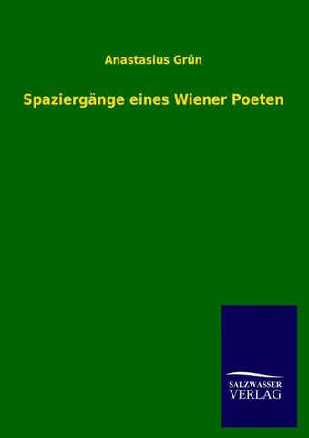 Spaziergänge eines Wiener Poeten