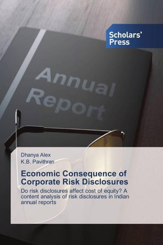 Economic Consequence of Corporate Risk Disclosures