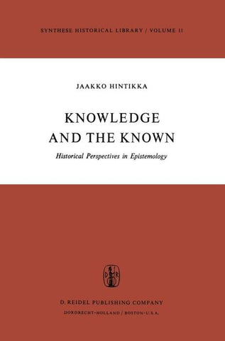 Knowledge and the Known
