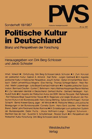 Politische Kultur in Deutschland