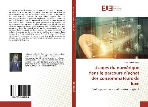 Usages du numérique dans le parcours d'achat des consommateurs de luxe