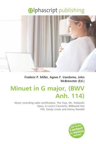 Minuet in G major, (BWV Anh. 114)