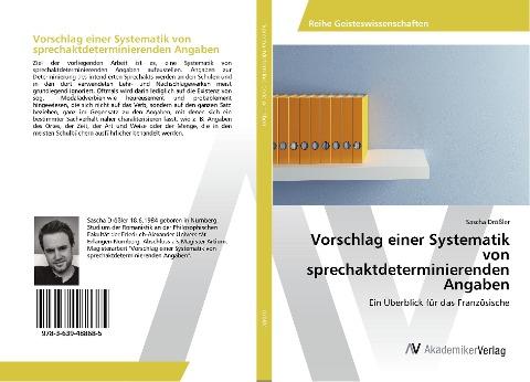 Vorschlag einer Systematik von sprechaktdeterminierenden Angaben