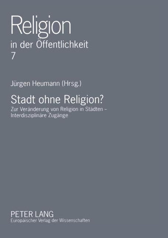 Stadt ohne Religion?