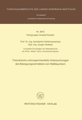 Theoretische und experimentelle Untersuchungen des Bewegungsverhaltens von Halbtauchern
