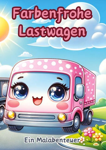 Farbenfrohe Lastwagen