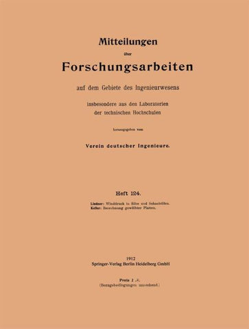 Winddruck in Silos und Schachtöfen. Berechnung gewölbter Platten