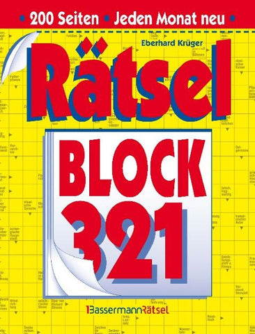 Rätselblock 321 (5 Exemplare à 2,99 €)