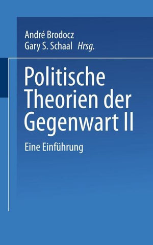Politische Theorien der Gegenwart II