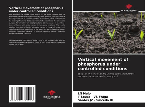 Vertical movement of phosphorus under controlled conditions