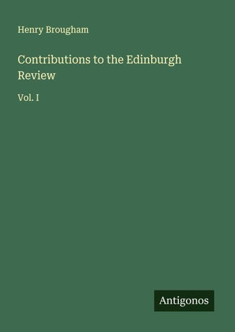 Contributions to the Edinburgh Review