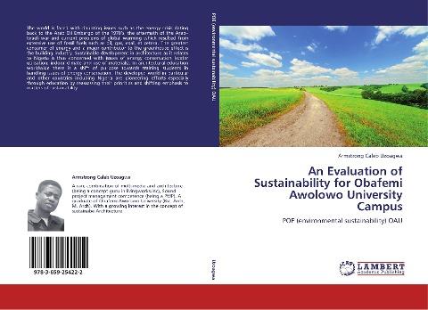 An Evaluation of Sustainability for Obafemi Awolowo University Campus