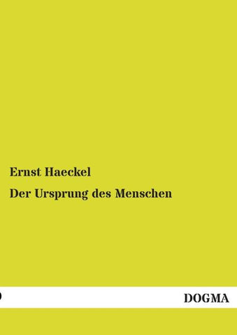 Der Ursprung des Menschen