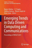 Emerging Trends in Data Driven Computing and Communications