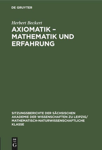 Axiomatik – Mathematik und Erfahrung