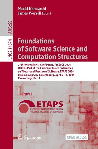 Foundations of Software Science and Computation Structures