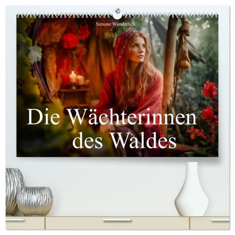 Die Wächterinnen des Waldes (hochwertiger Premium Wandkalender 2026 DIN A2 quer), Kunstdruck in Hochglanz