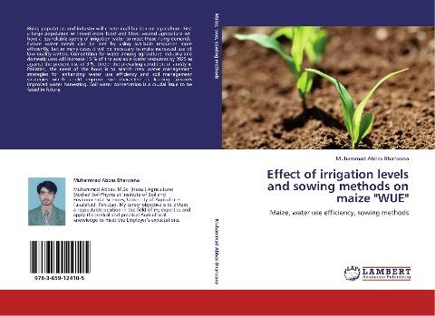 Effect of irrigation levels and sowing methods on maize "WUE"