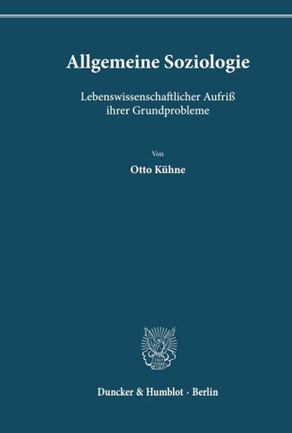 Allgemeine Soziologie.