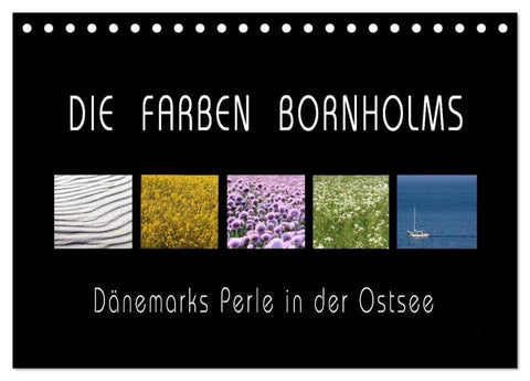 Die Farben Bornholms (Tischkalender 2026 DIN A5 quer), CALVENDO Monatskalender