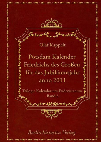 Potsdam Kalender Friedrichs des Großen