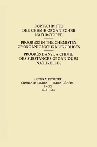 Generalregister / Cumulative Index / Index Général I–XX (1938–1962)