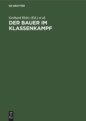 Der Bauer im Klassenkampf