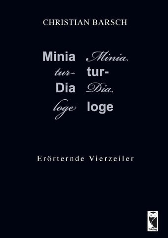 Miniatur-Dialoge