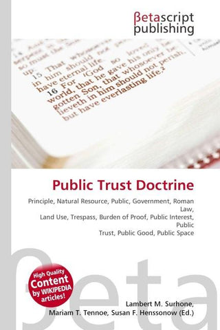 Public Trust Doctrine