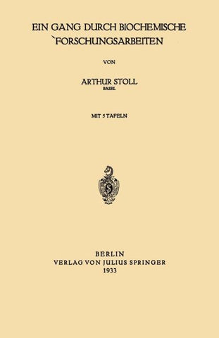 Ein Gang durch Biochemische Forschungsarbeiten