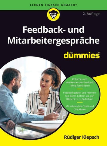 Feedback- und Mitarbeitergespräche für Dummies