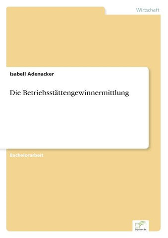 Die Betriebsstättengewinnermittlung