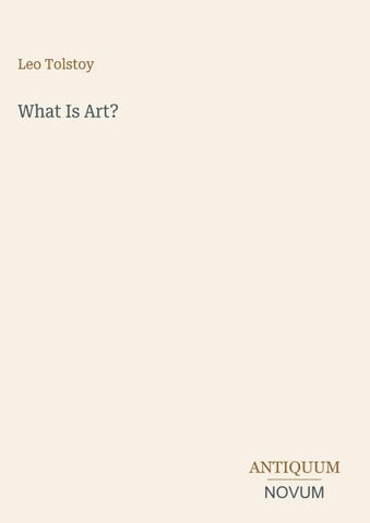 What Is Art?