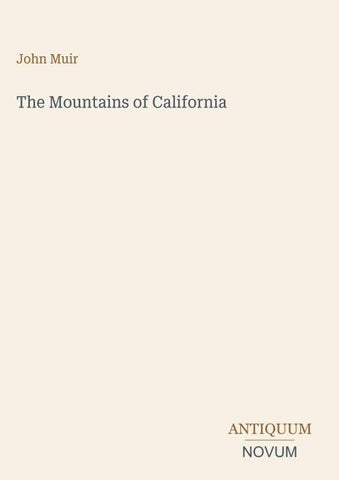 The Mountains of California