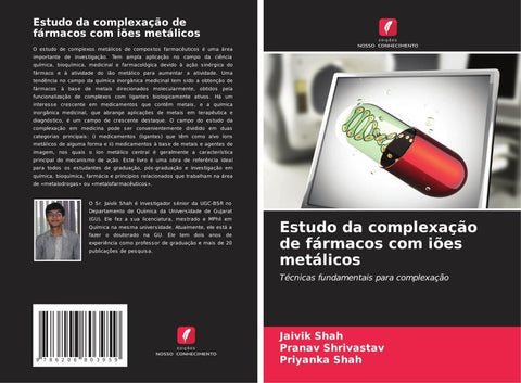 Estudo da complexação de fármacos com iões metálicos