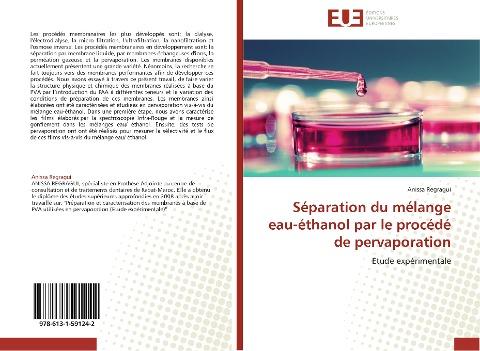 Séparation du mélange eau-éthanol par le procédé de pervaporation