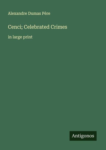 Cenci; Celebrated Crimes