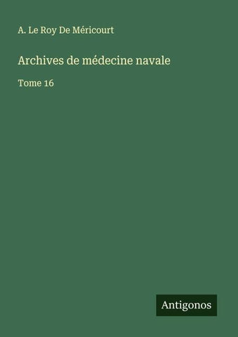 Archives de médecine navale