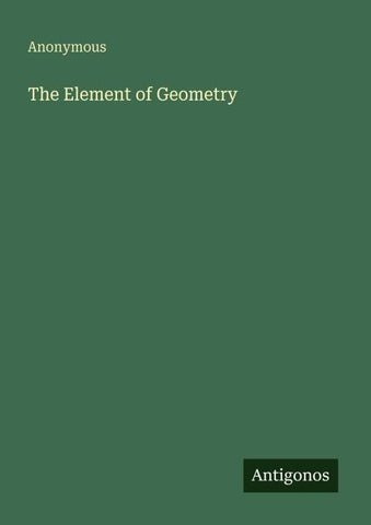 The Element of Geometry