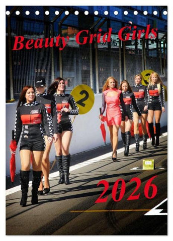Beauty Grid Girls (Tischkalender 2026 DIN A5 hoch), CALVENDO Monatskalender