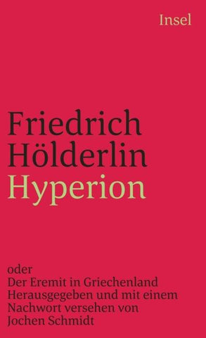 Hyperion oder Der Eremit in Griechenland