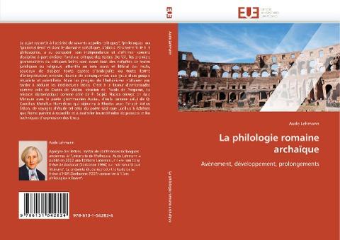 La philologie romaine archaïque